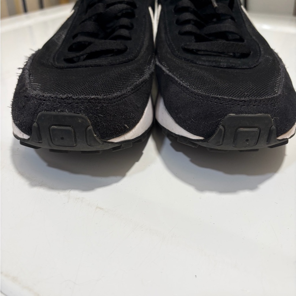 Nike Waffle Sneaker Black and White Women's Sneakers 10.5M